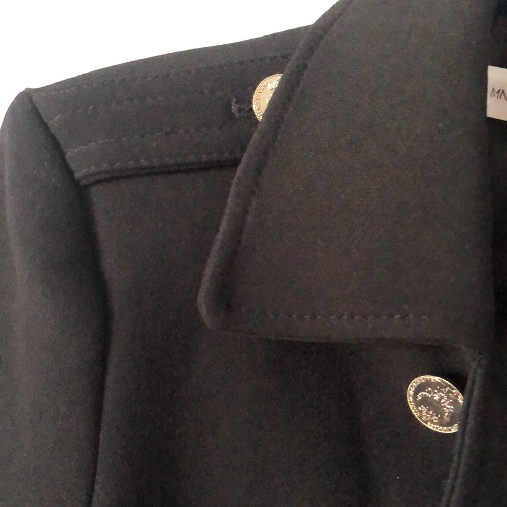 Mng Black Jacket With Gold Buttons - image 3
